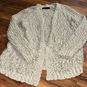 Forever 21 Textured Cream Cardigan